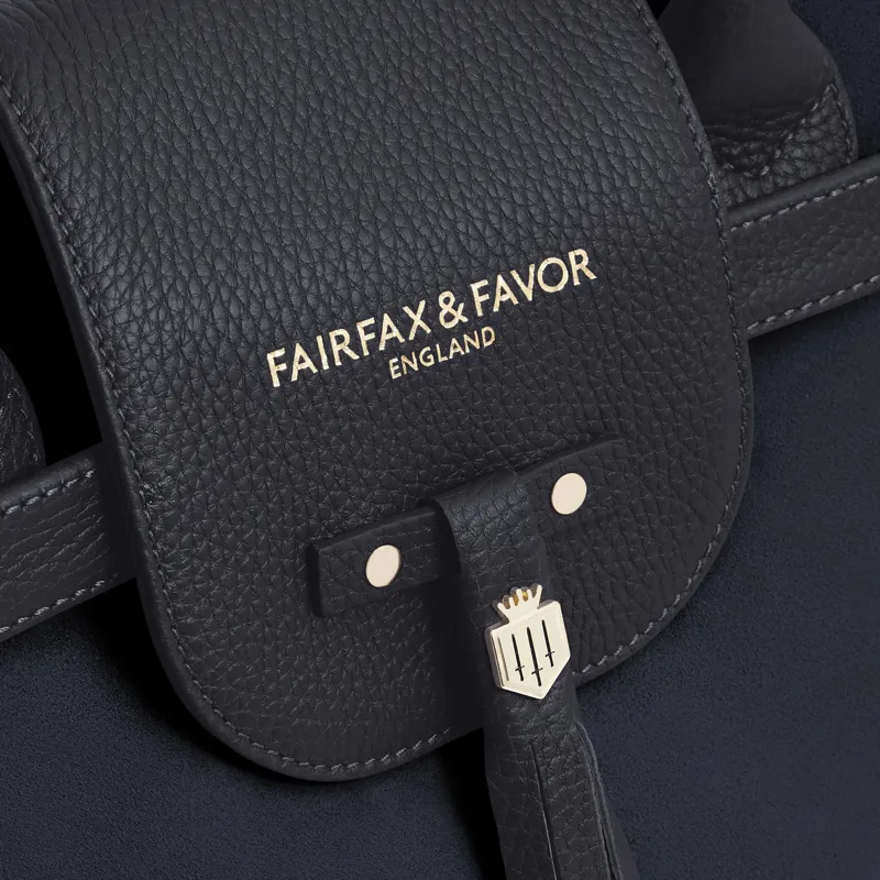 Fairfax and Favor Windsor Handbag - Navy-4